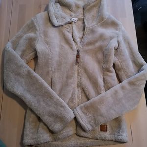 Fuzzy zippered Bench fleece sweater